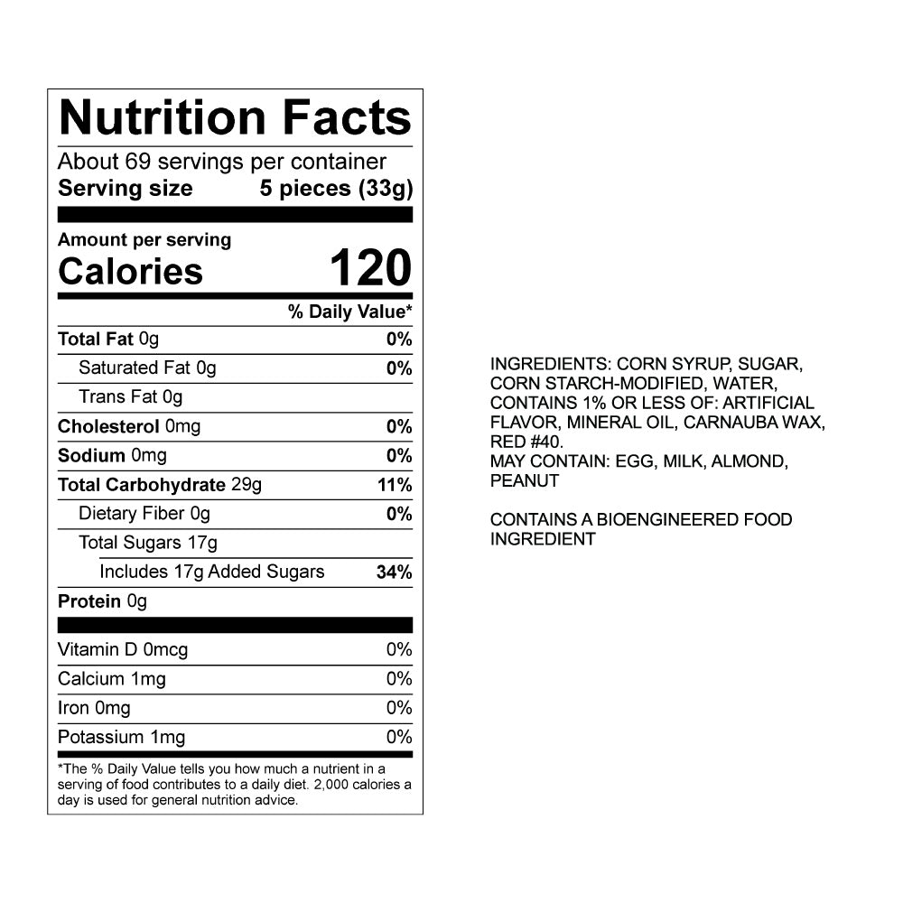 Sweet's Cinnamon Bunnies - Nutrition Facts and Ingredients