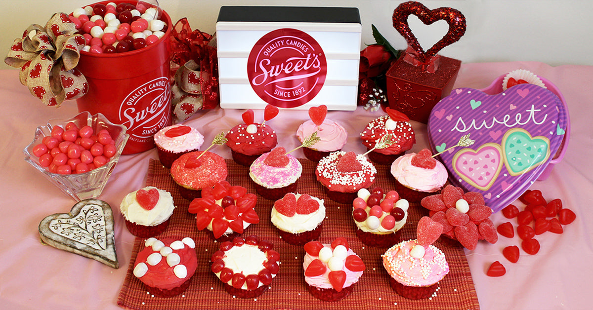 Valentine's Day Cupcakes from Sweet Candy Company
