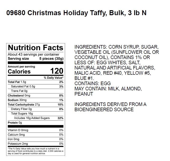 Holiday Taffy