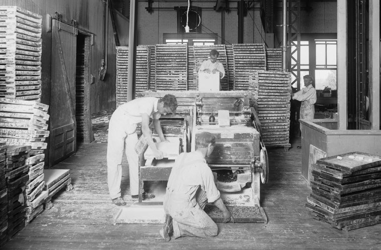 Making Gummy Candy in early 1900's