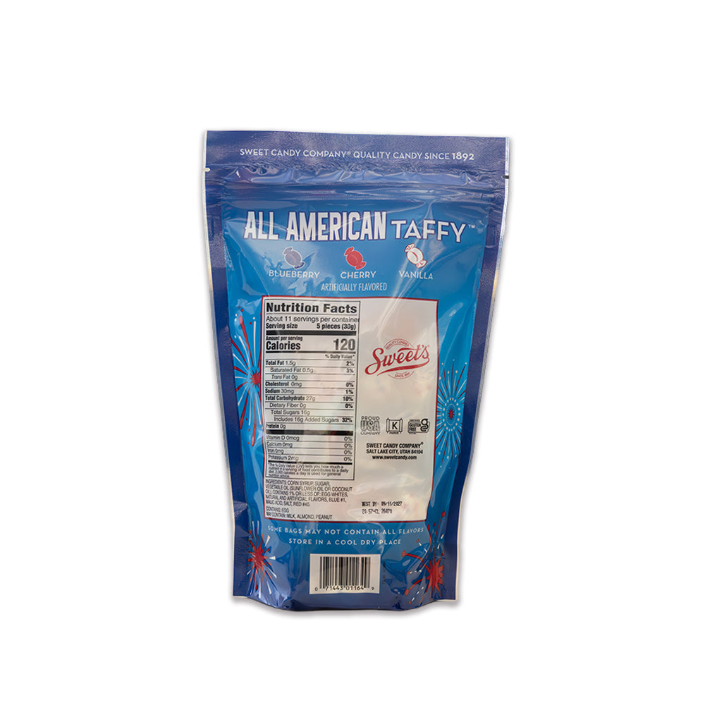 Sweet Candy Company All American Taffy 12oz back