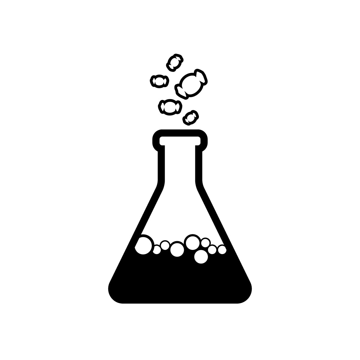 Beaker with Bubbling Taffy - Customize Your Formula at Sweet Candy Company