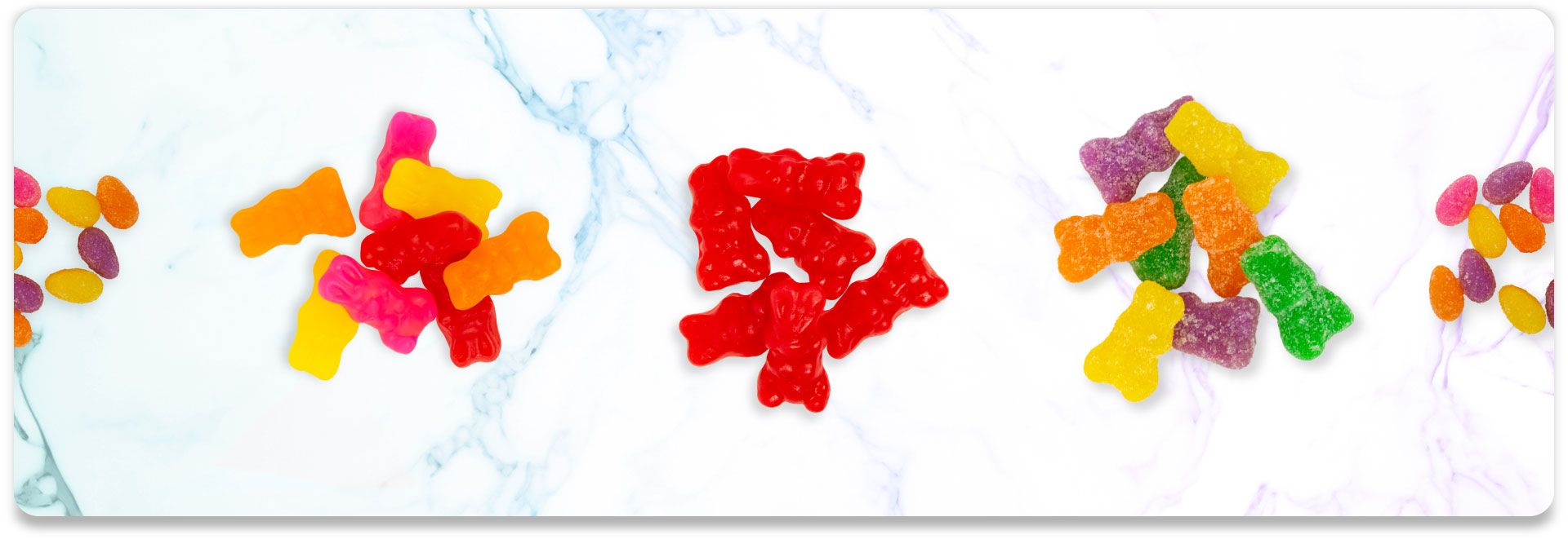 Sweet's Easter Collection - Sweet 'n Sour Eggs, Juju Bunnies, Cinnamon Bunnies, and Sour Bunnies
