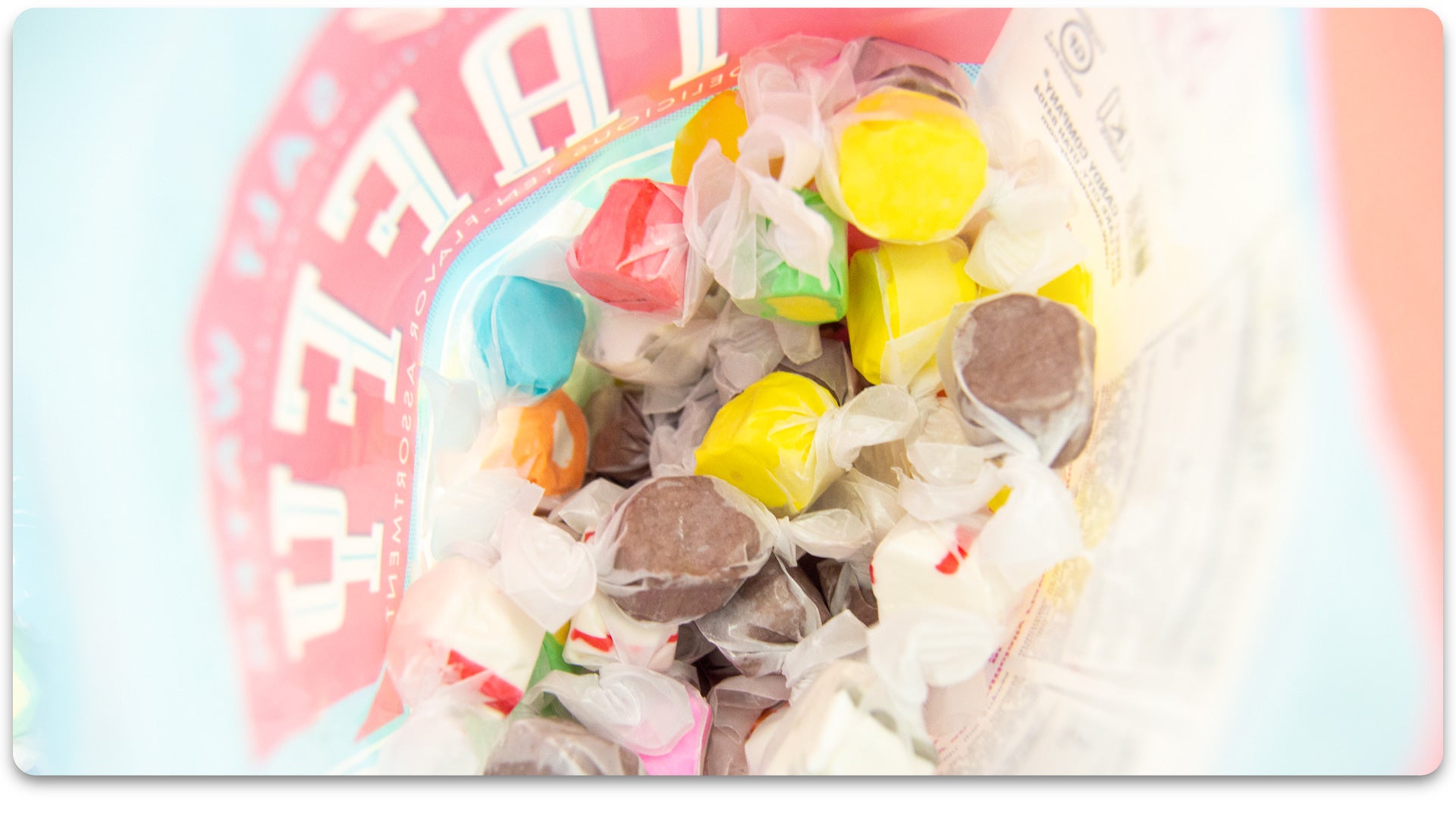 Inside a Taffy Bag - Free Shipping! For Any Order Over $75