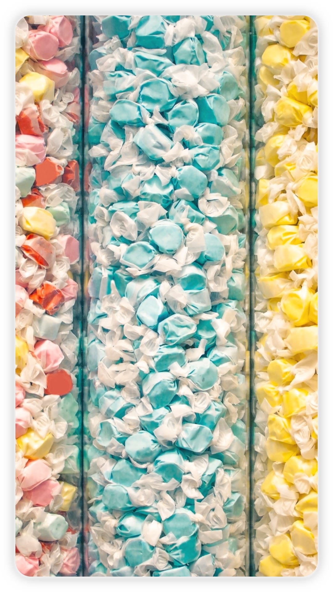 Mix & Matched Flavors of Taffy - Sweet's Taffy Mixer