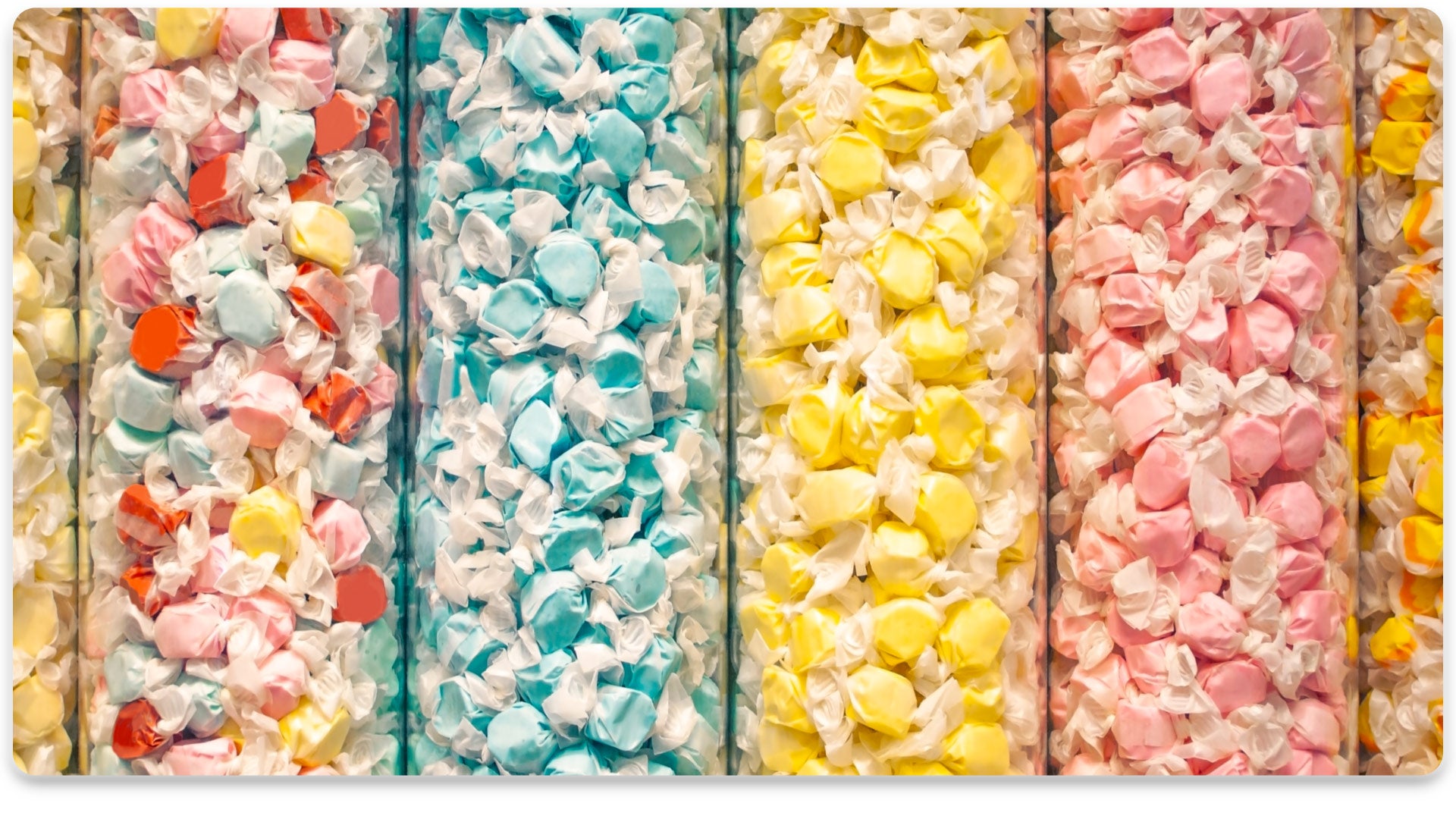 Mix & Matched Flavors of Taffy - Sweet's Taffy Mixer