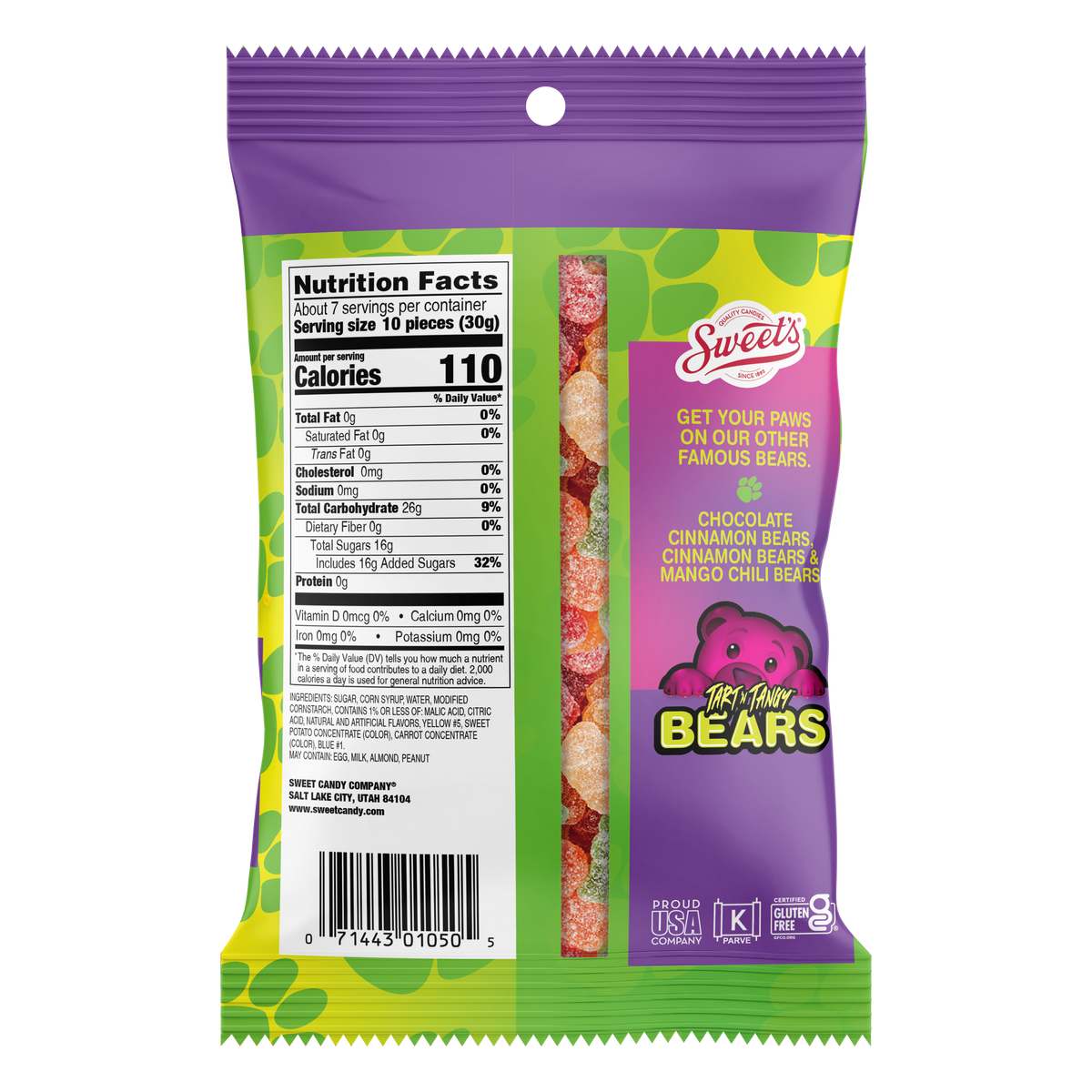 Tart n Tangy Bears 7oz