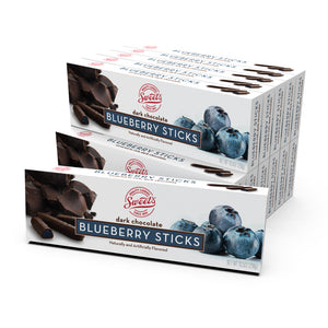 Dark Chocolate Blueberry Sticks - 12 Pack - Sweet Candy Company