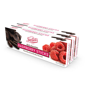Sweet's Dark Chocolate Raspberry Sticks - 3pk