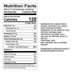 Sweet's 12oz Tart 'n Tangy Taffy - Nutrition and Ingredients