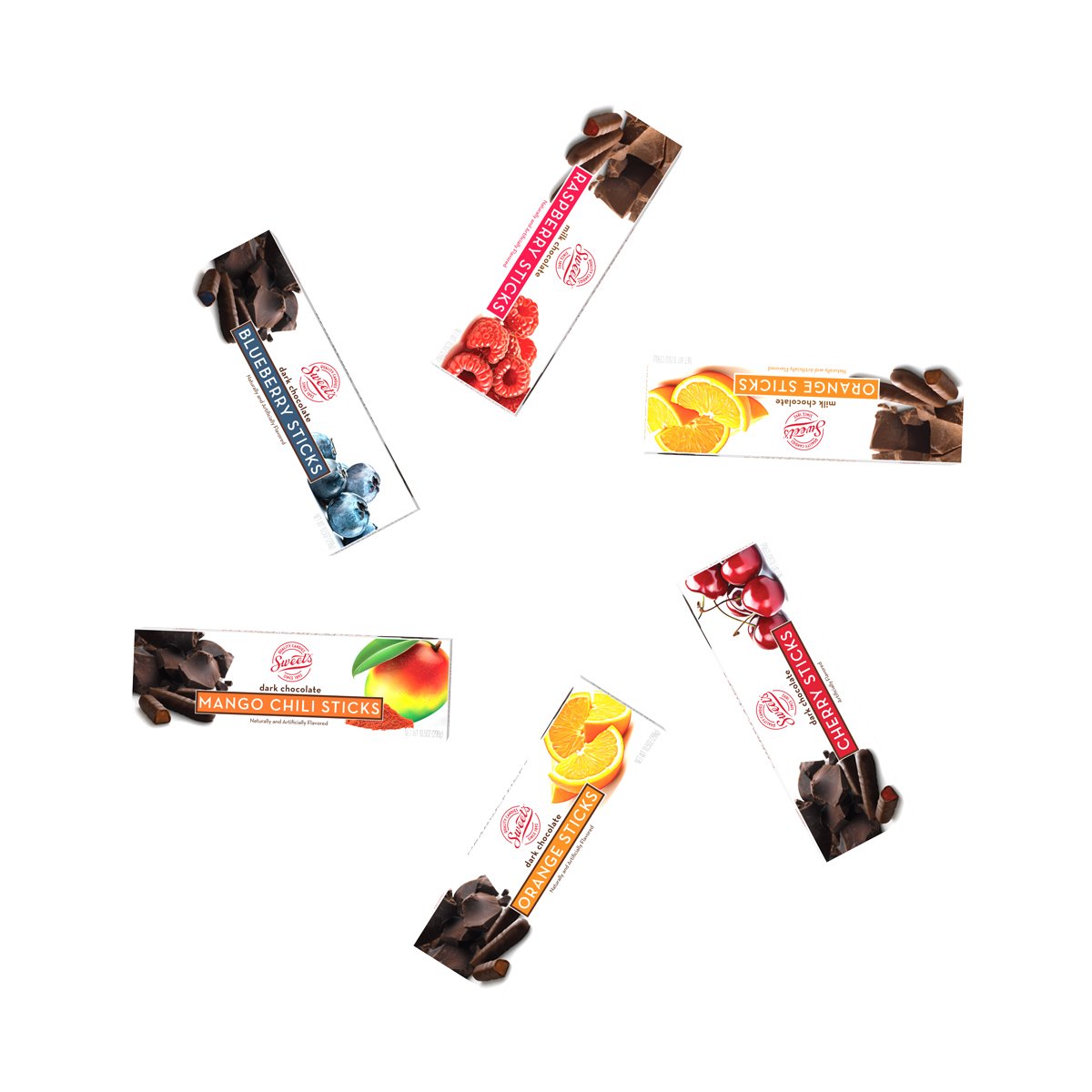 Sweets Chocolate Sticks Variety Pack by Sweet Candy Company